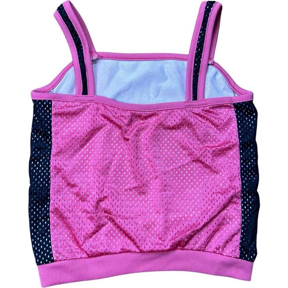 Ballet Company Y2K Pink Blockcore Jersey Tank Top - Picture 3 of 4